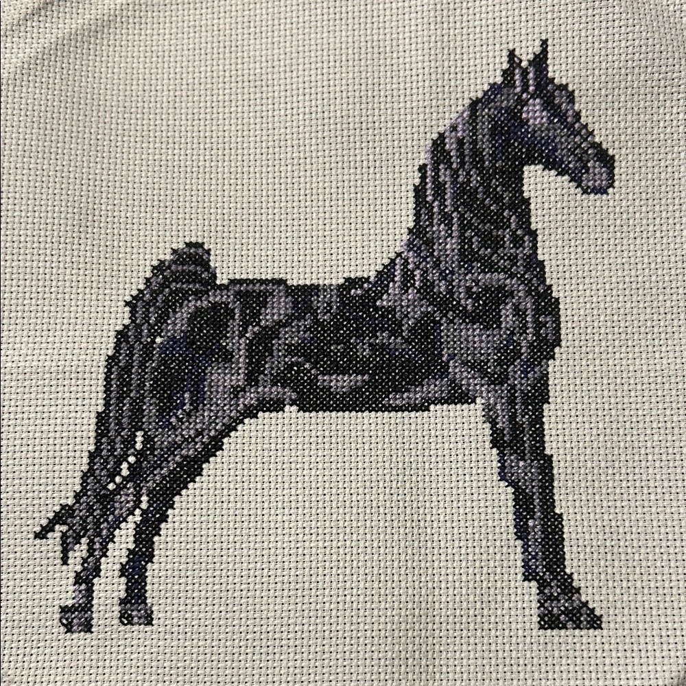 Elegant Black Horse Wall Decor